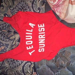 TEQUILA SUNRISE one piece bathing suit